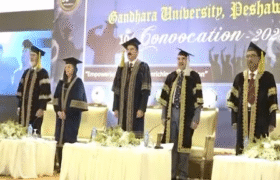 The Governor of Khyber Pakhtunkhwa’s participation in the 10th Convocation of Gandhara University Peshawar.