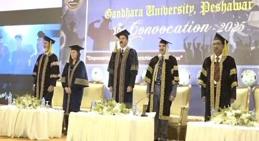 The Governor of Khyber Pakhtunkhwa’s participation in the 10th Convocation of Gandhara University Peshawar.