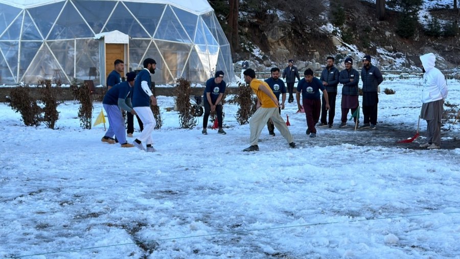 “Kalam: Grand conclusion of the five-day Snow Festival.”