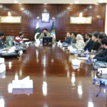 A meeting of the Health Department chaired by the Chief Minister of Khyber Pakhtunkhwa.