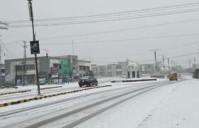 Snowfall in Miranshah and Mir Ali for the first time in 12 years