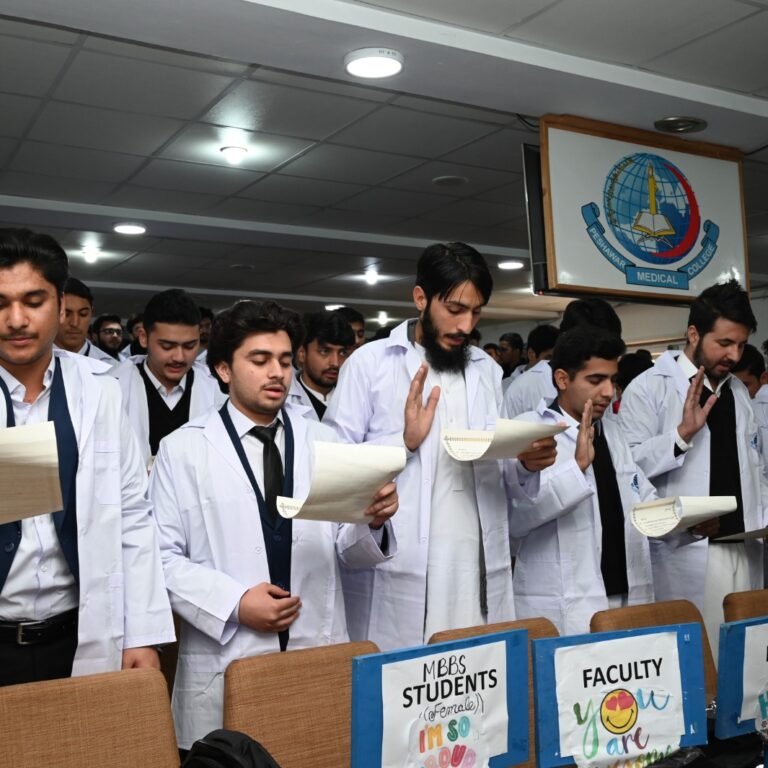 White Coat Ceremony at Peshawar Medical College