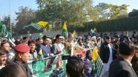Governor House leads Kashmir Solidarity Day rally.