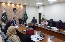 Abbottabad: Key meeting on education and rural development projects.