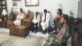 Important jirga on law and order in Orakzai District.