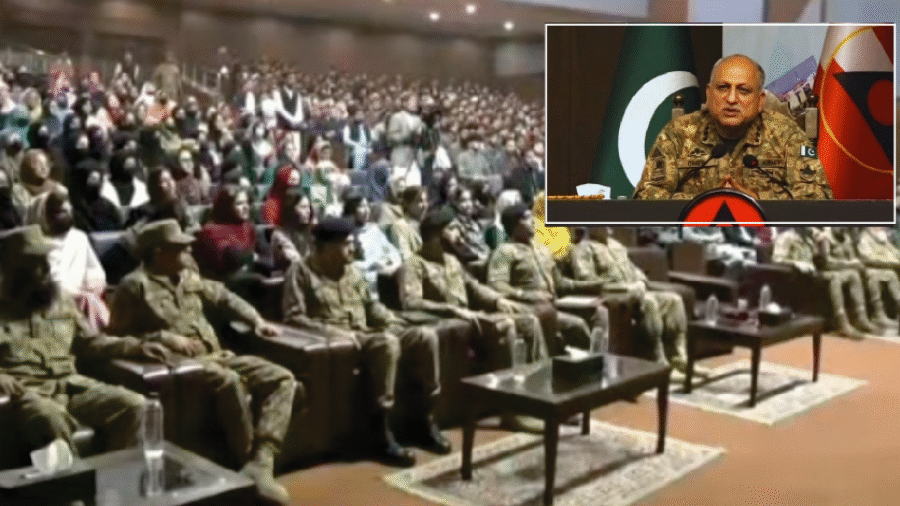 Peshawar: Corps Commander’s special session with Winter Internship students.