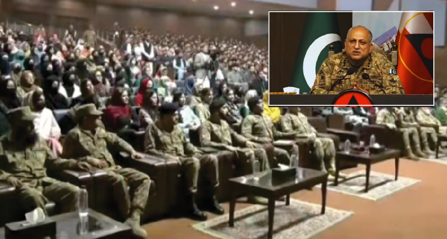 Peshawar: Corps Commander’s special session with Winter Internship students.