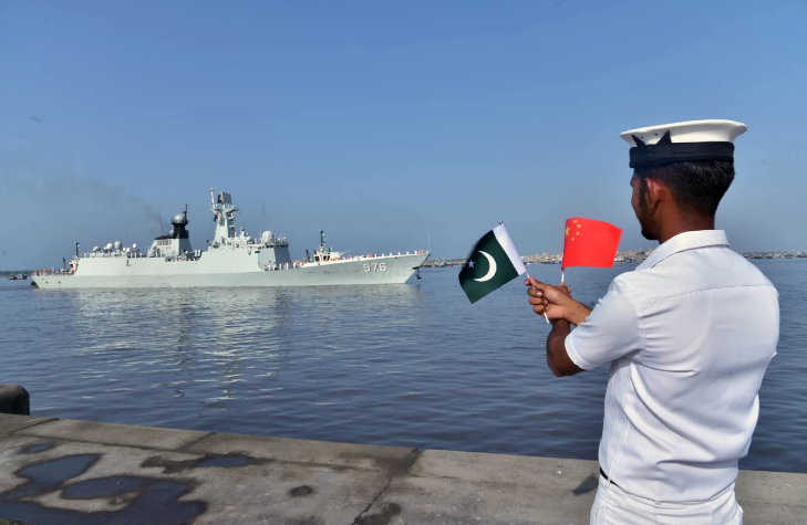 PLA(N) ship docks in Karachi to participate in Pak-China joint naval exercise Sea Guardian IV