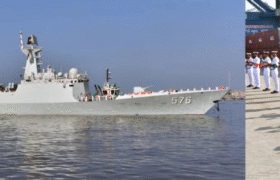 Pakistan Navy gives warm welcome to Chinese ship Daqing