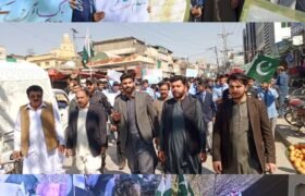 Rally held in support of Pakistan’s defense and armed forces.