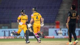 PSL 11: Peshawar Zalmi beat Hyderabad Kingsmen by 4 wickets after an exciting match