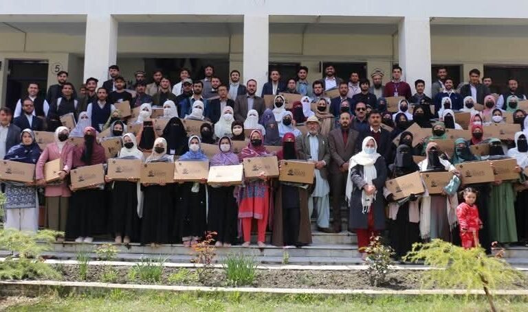 Laptop distribution ceremony held at University of Chitral