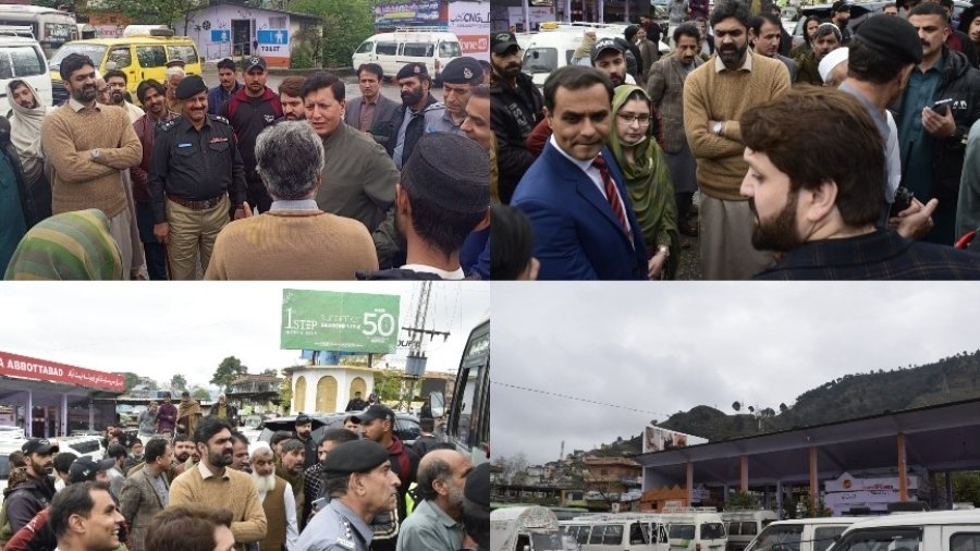 Commissioner Hazara Division makes surprise visit to Abbottabad transport hubs