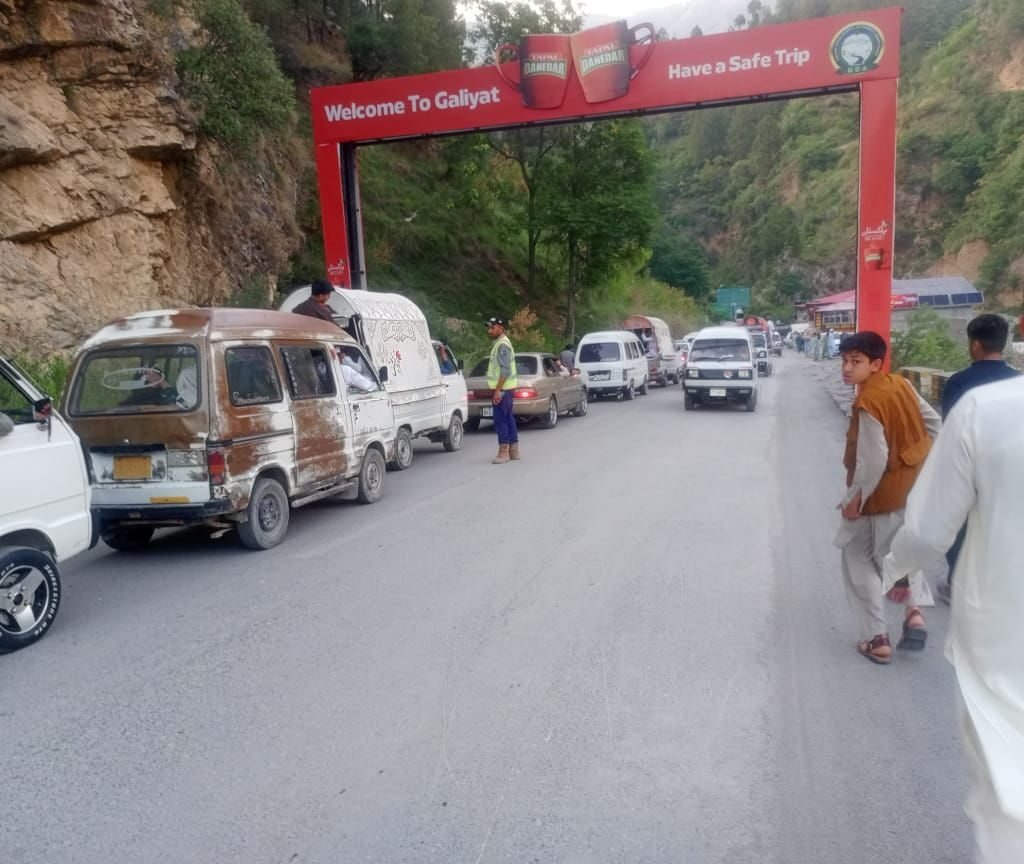 Traffic in Galiyat During Eid