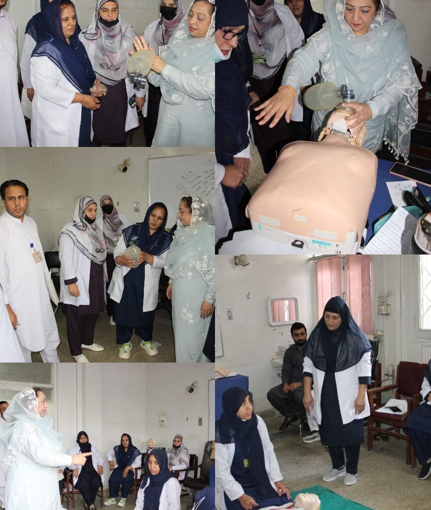 BCLS training continues at Ayub Teaching Hospital