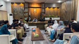 Important meeting against encroachment mafia at DC office Swabi