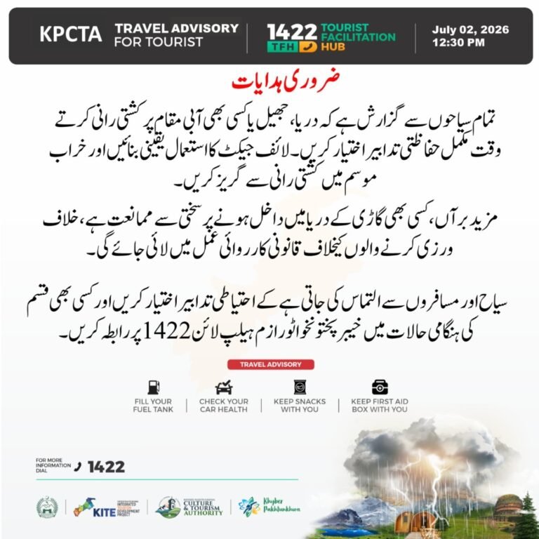 Possible flood situation: Rescue Charsadda's public awareness campaign on river banks