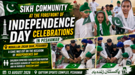 Sikh Community Celebration of Independence Day in Peshawar
