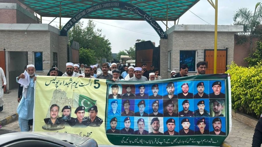 Nowshera: Walk held on August 4th on the occasion of Police Martyrs' Day