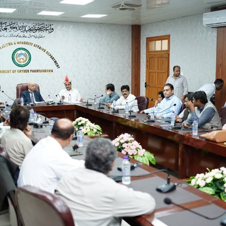 One Man Commission meeting in Peshawar