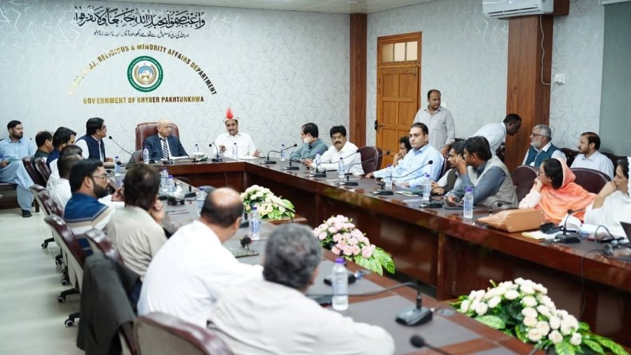 One Man Commission meeting in Peshawar
