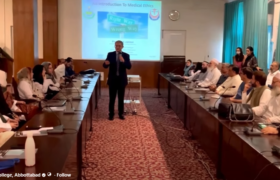 Workshop on medical ethics, patient rights held at Ayub Medical